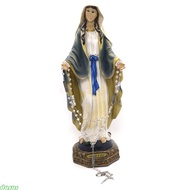 dusur 49cm Saint Benedict Retro Rosary Bead Catholic Necklace Mystery Bead Necklace Cuboid Prayer fo