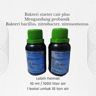 Bakteri starter cair plus 100 ml / bakteri starter cair / bakteri starter / bakteri starter aquarium