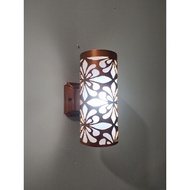 Minimalist flower wall lamp Outdoor fence pillar decorative lamp/ Indoor/