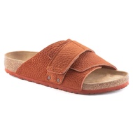 Birkenstock รองเท้าแตะ ผู้ชาย รุ่น Kyoto NU Desert Buck Burnt Clay - 1023457 (regular)