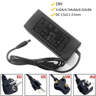 19v Universal AC DC Power Adapter 19 Volt 19V Power Supply 3.42A 4.74A 6A 6.32A 8A 5.5*2.5mm For Speaker Monitor LCD TV
