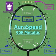 [Special Grommet Set] Full protection for Victor Auraspeed 90K Metallic Badminton Racket (ARS-90K Me