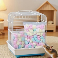 Colored absorbent cotton balls, pet colored cotton balls, hamster winter warmth cotton balls