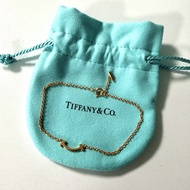 Tiffany 18k玫瑰金 750 Smile 手鍊
