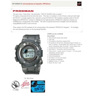 Original G-Shock Frogman Smoky Gray DW8200MS8