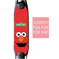 No. 9 Scooter Foot Mat Segway Ninebot D18W D38U F20 F2 F2pro F2puls Pedal Sticker D8