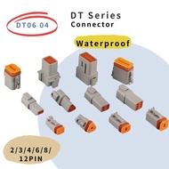 10 Sets Deutsch DT Connector DT06-2S/DT04-2P 2P 3P 4P 6P 8P 12P Waterproof Electrical Connector For 