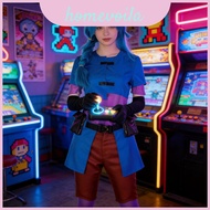 Female Arcane Season 1 Cosplay Set Includes Puffer Jacket & Gloves