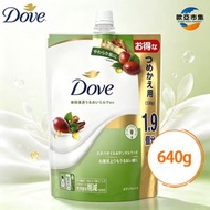 Dove 滋潤保濕 沐浴露(荷荷巴油檀香 補充裝) 大容量 640g 沐浴乳深層滋潤 木質調 日文版 平行進口  69728360