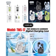 YESPLUS (Model: TWS-17) TWS WIRELESS EARBUDS (Digital Charging Case)
