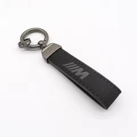 Leather Car Keychain Keyring For BMW M Sport E39 E46 E90 E60 E30 E36 E87 E53 F15 F16 F20 F30 X1 X2 X
