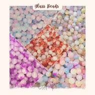 Glass Beads 10mm / Gradient Glass Beads / Crack Glass Beads / Crack Beads