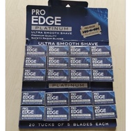 Pro Edge Razor 100 Pieces (1 Pack) Astra Hair Clipper Special Refill Razor