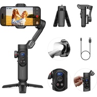 AOCHUAN Gimbal Stabilizer for Smartphone with Wireless Charging Gimbal for 15 Pro Max/Android Foldab
