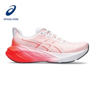 ASICS Men NOVABLAST 4 Running Shoes in White/Sunrise Red