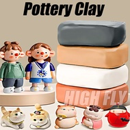 Non-Toxic Pottery Clay Air-Dried Self-Hardening Shaping Clay Pottery Children's Creative Clay 500g