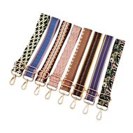 Colorful Heat Transfer Printed Wide Shoulder Strap Fashion Bag Decoration Accessories Adjustment Bag