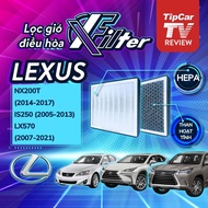 Air conditioner air filter LX570 / NX200T / IS250. Xfilter activated carbon air filter for Lexus