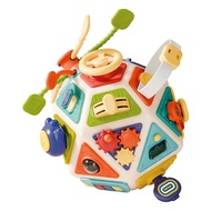 Montessori Early Education Toy Toddler Busy Board Cube Toys 22-in-1 Montessori Sensory Toy for 1-3 Y