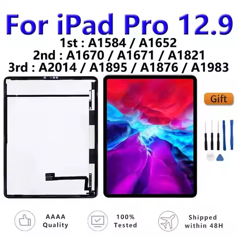 OEM LCD For Apple iPad Pro 12.9 1st A1584 A1652 2nd A1670 A1821 3rd A2014 A1983 Display Touch Screen