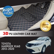 TOYOTA HARRIER XU60 ( 2013 - 2020 ) 3D PU Leather Car Carpet Karpet Kereta Kulit PU 3D Car Mat Alas 