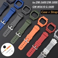 Matte Resin Rubber Replacement Case Strap for Casio G-SHOCK DW-5600 GW-M5610 G-5600 GWB-5600 Bumper 