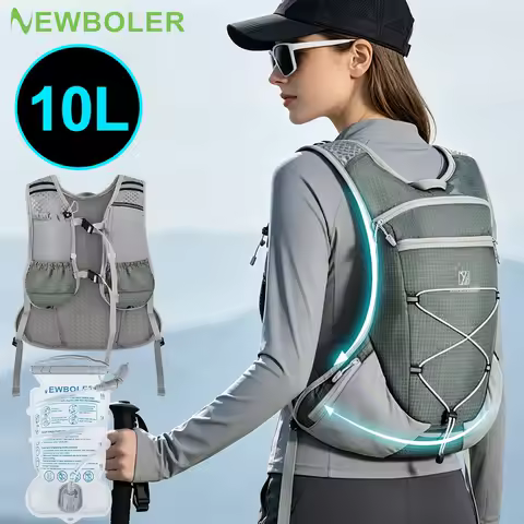NEWBOLER 10L Camping Backpack Portable Ultralight Waterproof Bags Man Outdoor Mountaineering Sports