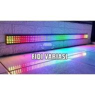 (SIAP KIRIM) LED STROBO KACA DEPAN 120CM PCB HITAM 12/24VOLT plus Modul