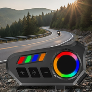 CX5756C Bluetooth Headset with RGB Atmosphere Light for Motorcycle Helmets, 20 Hours Battery Life, I