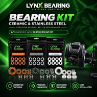 Lynx Bearing Seasir Round DC hybrid ceramic stainless steel fishing baitcasting reel bearings
