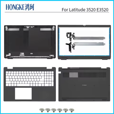 Replace New Cover For Latitude 3520 E3520 P108F LCD Back Cover 04Y37V Front Bezel Palrmest Lower Bot