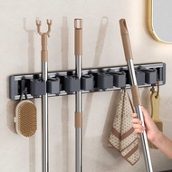 Mop Wall Clip Hook Strong Viscose Perforation-Free Bathroom Toilet Broom Hanger Load-Bearing Paste T