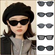Roselife Unisex UV400 Lens Black Cat Eye Sunglasses for Women Men Outdoor Vacation Eyewear Driving S