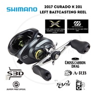 Shimano 2017 Curado K 201 Left Handle Baitcasting Fishing Reel 1 Year Warranty with Free Gift Mesin Pancing BC Shimano