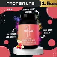Rule 1 Clear Whey Isolate (1.5lbs) - Clear & Refreshing Protein Powder