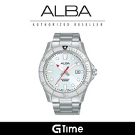 [Official Warranty] Alba AS9Q09X AS9Q09X1 Men's Active Silver Dial Silver Stainless Steel Strap Watc