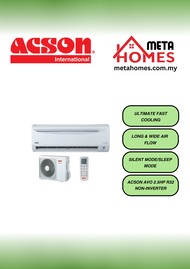 Acson 2.5HP Air Conditioner Non Inverter R32 Energy Saving A3WM25S