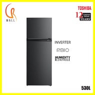 TOSHIBA GR-RT624WE-PMY(06) 530L 2-DOORS AIRFALL COOLING REFRIGERATOR