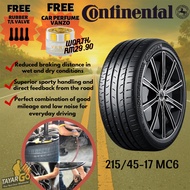 TAYARGO  215 45 17 Continental Tyre Mc7 Car Tire Tayar Kereta Murah Car Tayar Kereta 17 Tyre Tayar17