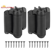 Self-Closing Gate Hinges(2pcs), Pool Gate Hinges with Alignment Legs& Safety Cap Adjustable Fencing 