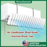 Adjustable Aircond Deflector Air Conditioner Wind Baffler Anti-Blowing AC Windshield