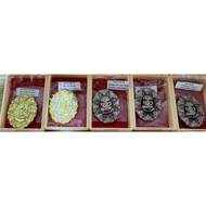 Thai Lanna Amulet Hand Written Yantra 5 sets of Phra Jatukam Ramathep Rian Patiharn Nurduang faith L