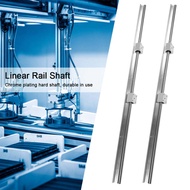 รางลิเนียร์สไลด์ สไลด์บล็อก 2 ชิ้น SBR20-1000mm Linear Slide Rail Shaft + 4 ชิ้น sbr16uu baring รางเ