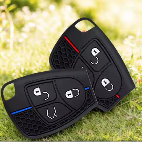 Silicone Car Key Case Cover For Mercedes-Benz CL600 CL65 C230 C240 C280 C320 W211 W202 W210 W208 W20