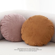 Pumpkin Corduroy Cushion Cover| Big Size Round Cushion Pillowcase| Sizes: 45x45cm & 50x50cm & 60x60c