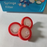(Retail) Ptfe Hydrophobic Filter Syringe 0.45μm 25mm