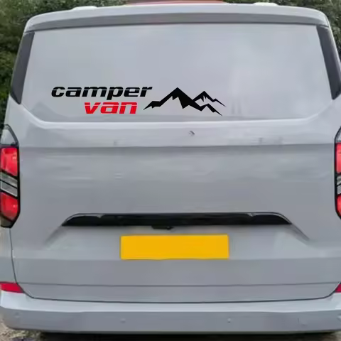 Camper Van Mountain Styling Car Sticker For Car Camper Van Motorhome RV Cargo Auto Body DIY Decorati
