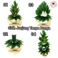 Sirih junjung hantaran tanpa bunga (daun sirih plastik siap gubah dengan gabus sahaja)(298/299/300)