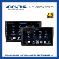 ALPINE Car Audio INE-AX809 9/10 Inch Hi-Res 8 RAM+256 GB Digital Multimedia Receiver With ALPINE OS