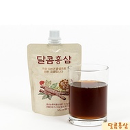 [ICOOP Jayeondeulim] Korean Sweet Red Ginseng Extract with Pear and Honey Drink Beverage Traditional Korean Beverages 120ml x 5 / 120ml x 10